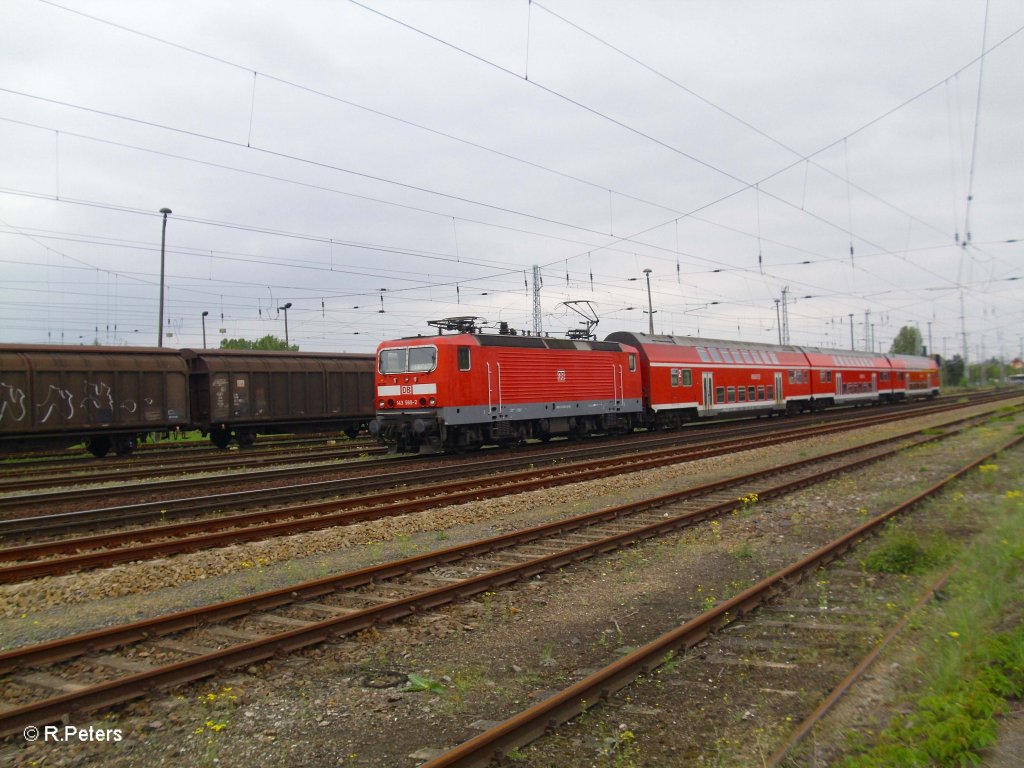 143 569-2 mit RB11 Cottbus in Eisenh�ttenstadt 13.05.10