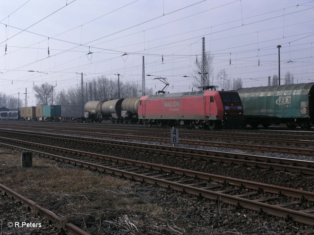 145 029-5 solo in Leipzig Sch�nefeld. 05.03.11