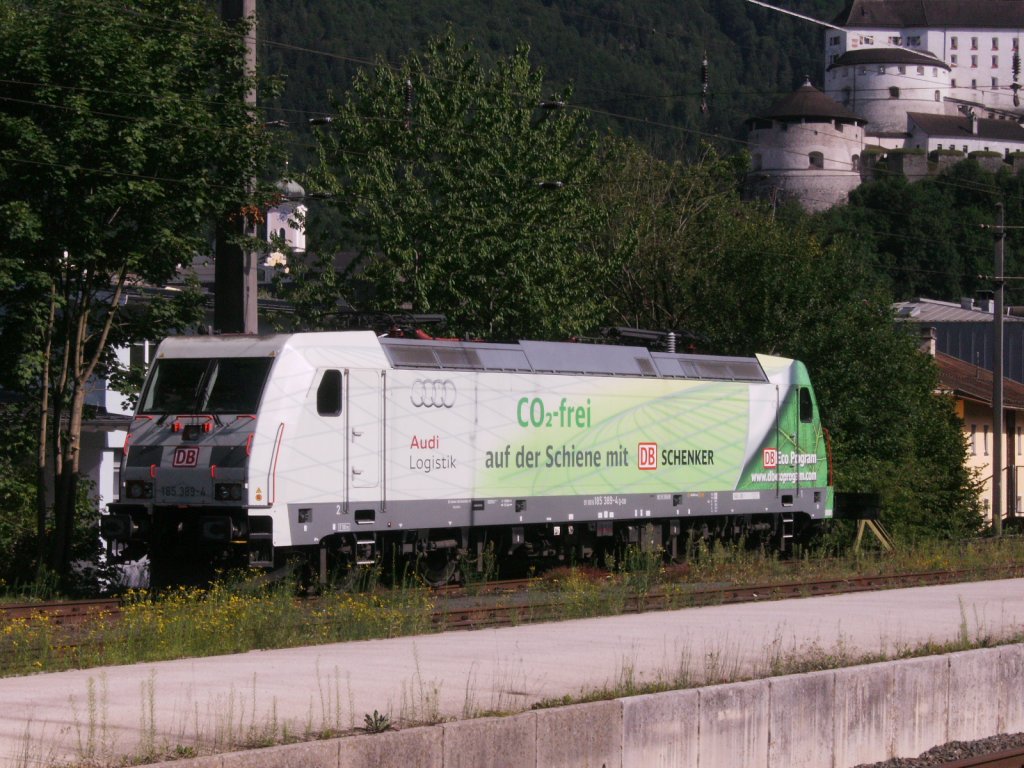 185 369-4 steht am 12.07.2012 in Kufstein.