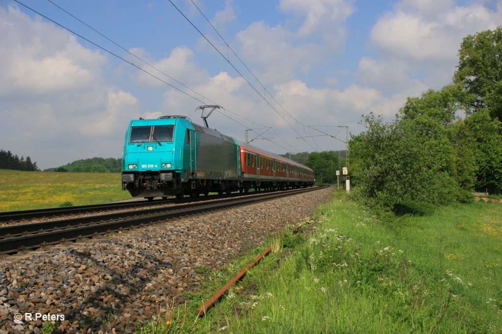 185 619-4 mit S3 39323 N�rnberg - Neumarkt(Oberpfalz) bei P�lling. 13.05.11