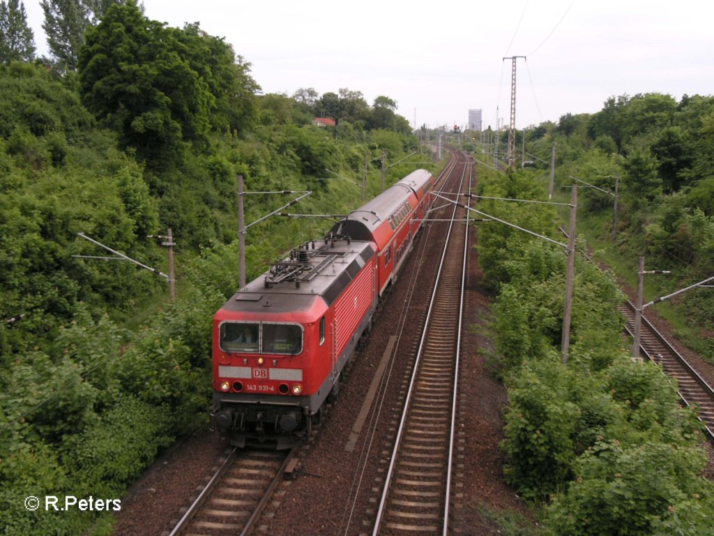 20min sp�ter ist sie wieder auf dem R�ckweg nach Cottbus. 22.05.08
