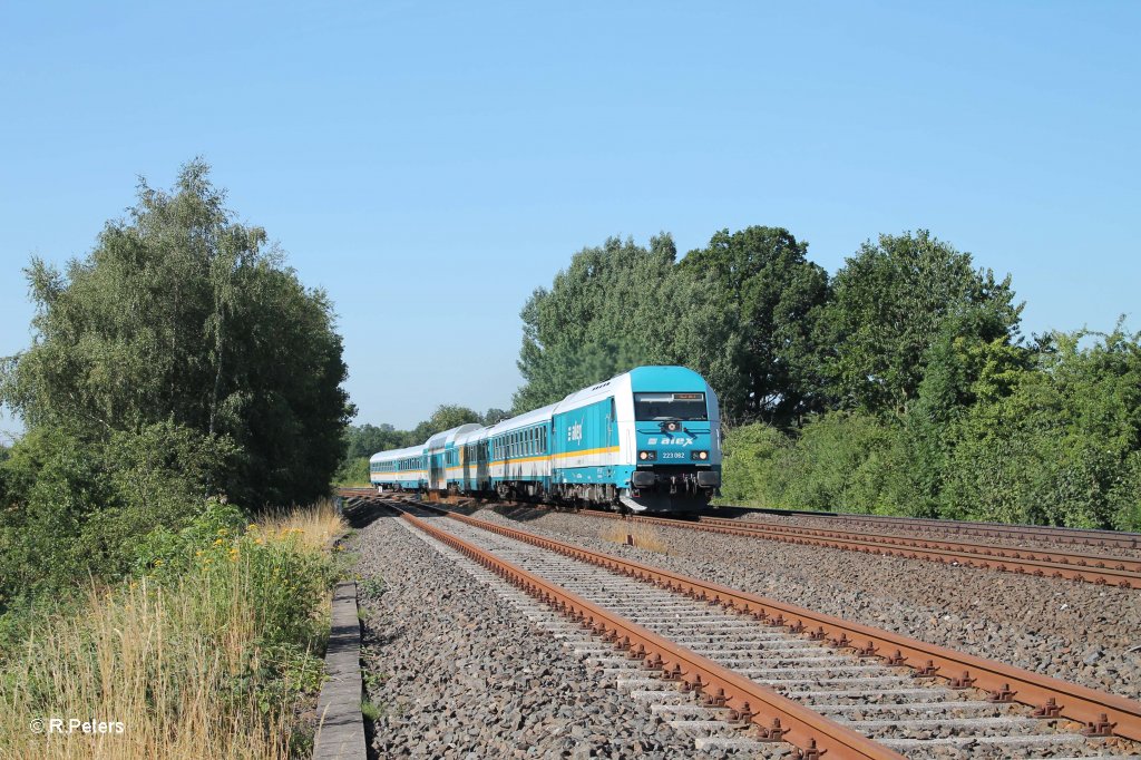 223 062 mit dem ALX84102 M�nchen - Hof bei Sch�nfeld. 01.08.13