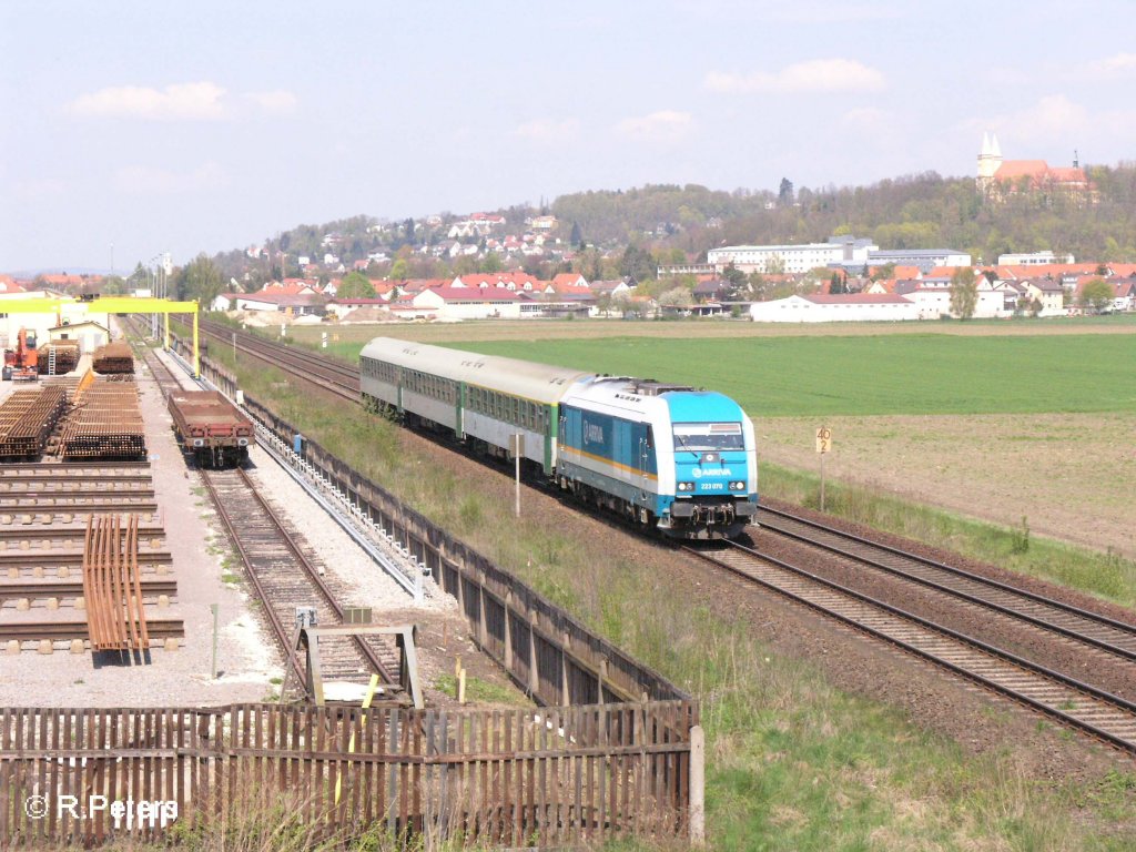 223 070 zieht ein Alex aus Prag nach M�nchen bei Schwandorf. 27.04.08