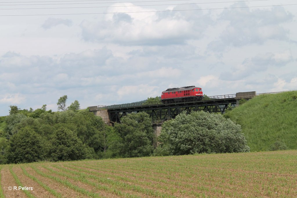 232 259-2 auf dem Viadukt bei Seu�en. 15.06.13