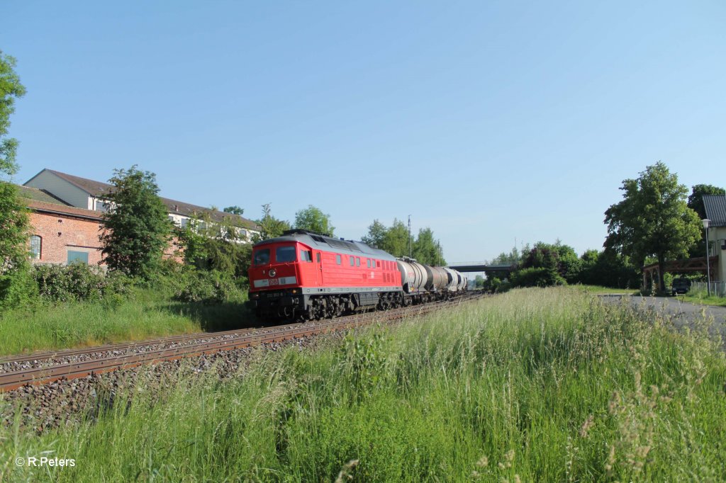 232 262-6 mit dem umgeleiteten 45360 Cheb - N�rnberg in Wiesau/Oberpfalz. 18.06.13