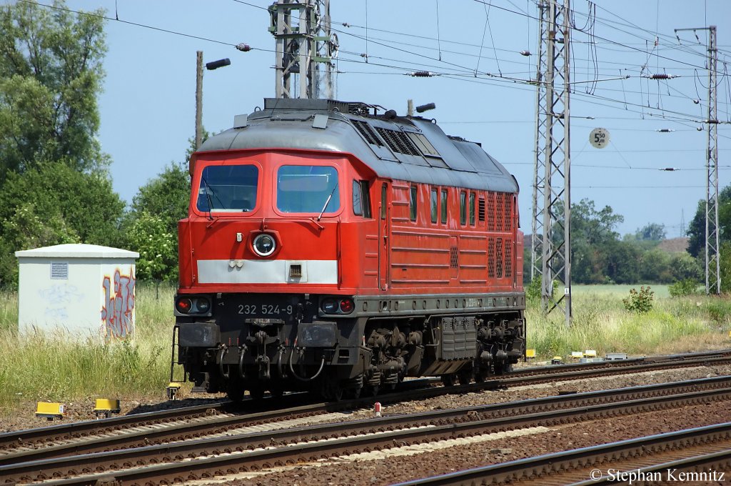 232 524-9 als Lz in Priort. 06.06.2011