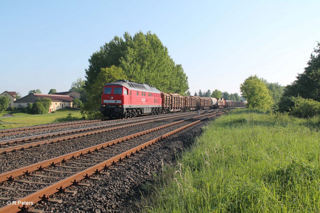 232 589-2 mit dem umgeleiteten 45360 Cheb - N�rnberg bei Sch�nfeld. 05.06.13