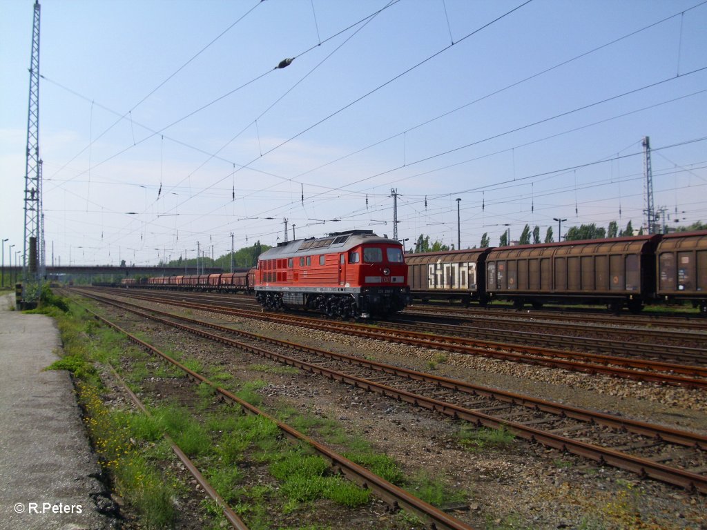 233 288-0 durchf�hrt Eisenh�ttenstadt solo nach Frankfurt/Oder. 12.08.10