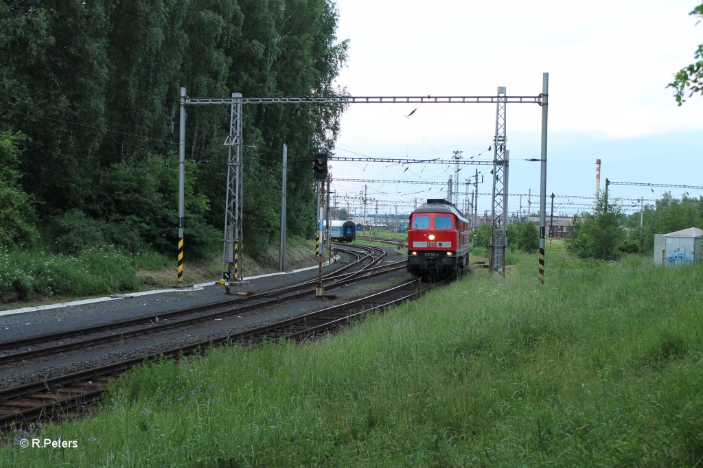 233 521-4 verl�sst Cheb nach Deutschland. 14.06.13