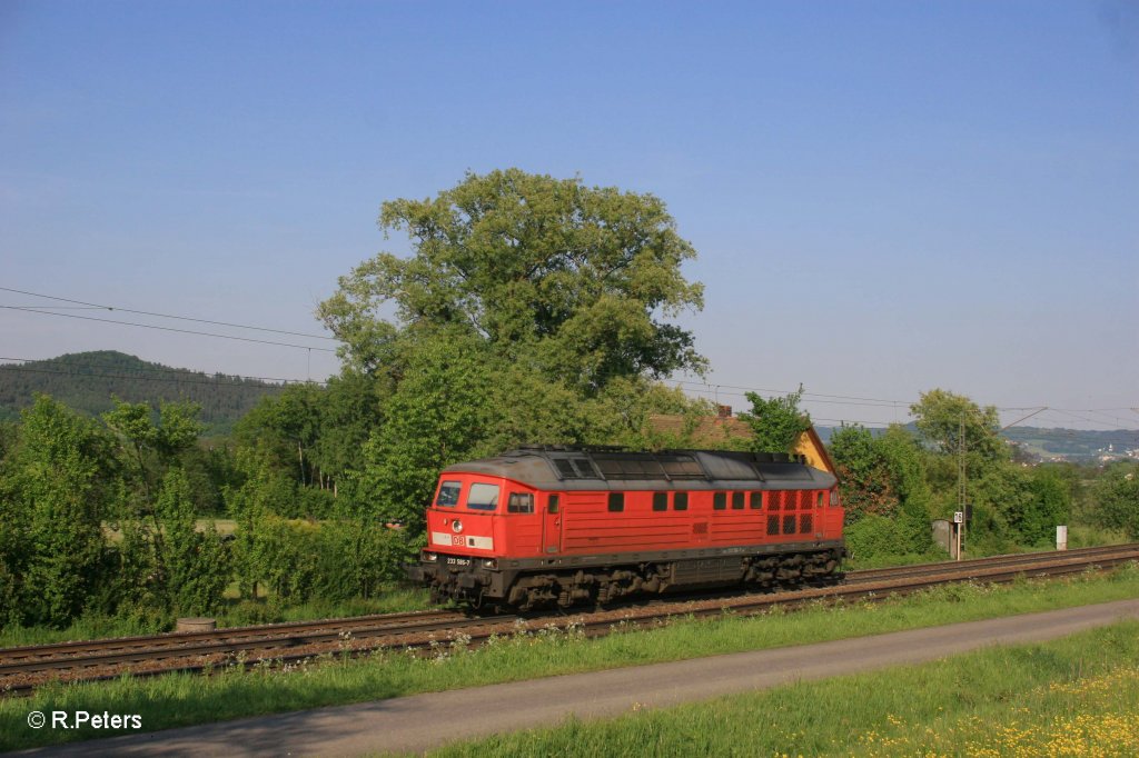 233 586-7 als Lz nach N�rnberg bei P�lling. 13.05.11