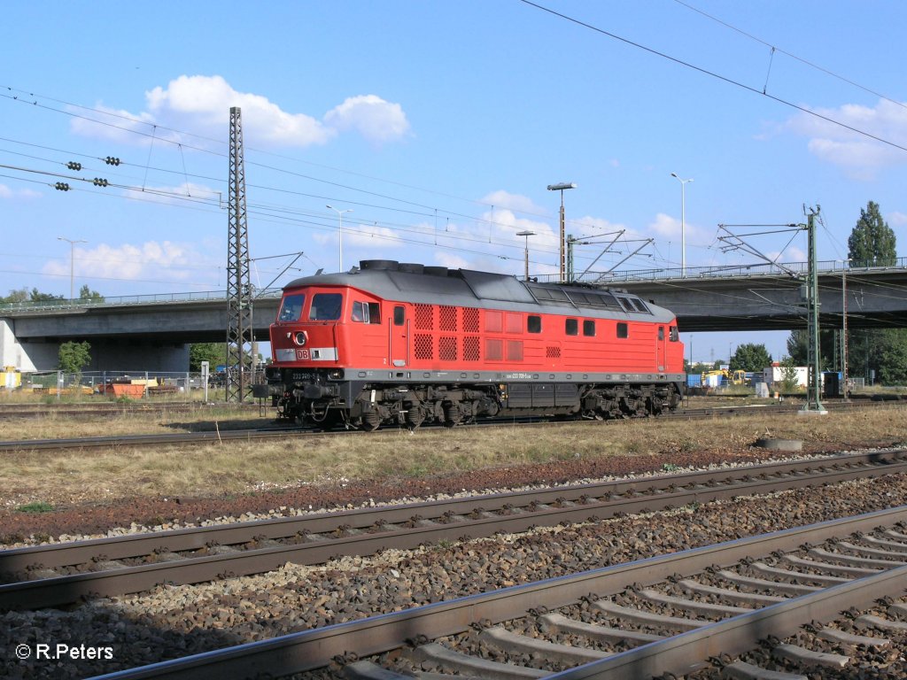 233 709-5 verl�sst Regensburg Ost in Richtung HBF. 27.08.09