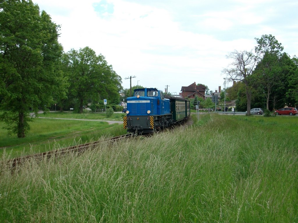 251 901 verlie� am 12.Juni 2010 Lauterbach nach Putbus.
