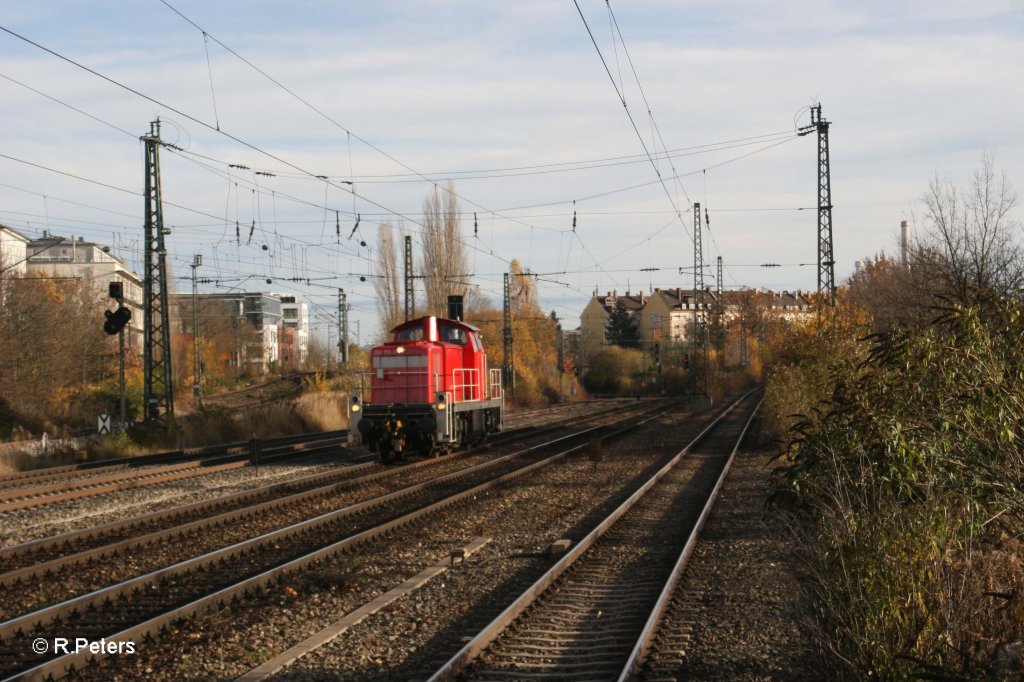 294 710-9 solo am Heimeranplatz in M�nchen. 04.11.10