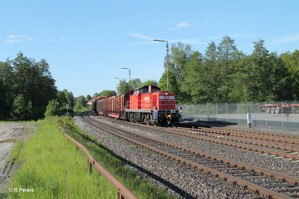 294 753-9 erreicht Wiesau mit der �bergabe 56960 Marktredwitz - ATW Wiesau. 05.06.13
