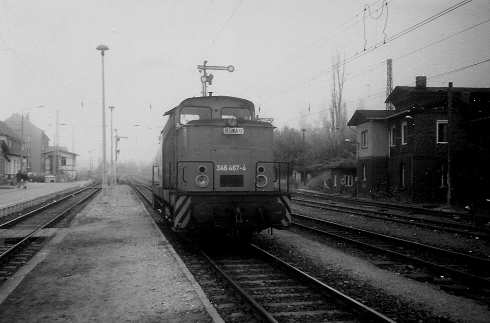 346 467 am Ausfahrsignal in Sassnitz.