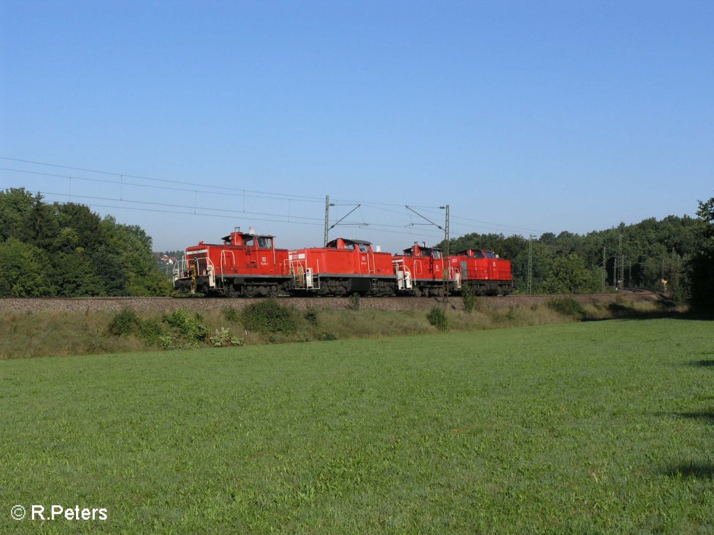 362 806-2 h�ngt am Schluss von einem Lokzug der von 203 117 angef�hrt wird. Edlhausen 09.09.08