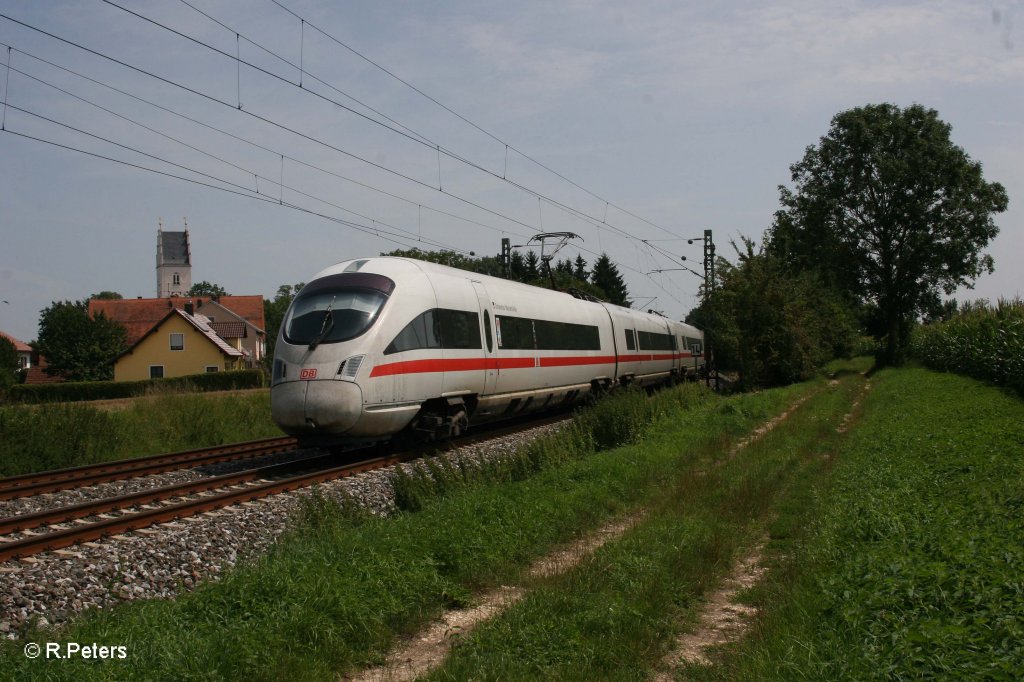 411 078-9 „Ostseebad Warnem�nde“ als ICE 27 nach Wien bei Moosham. 03.08.11
