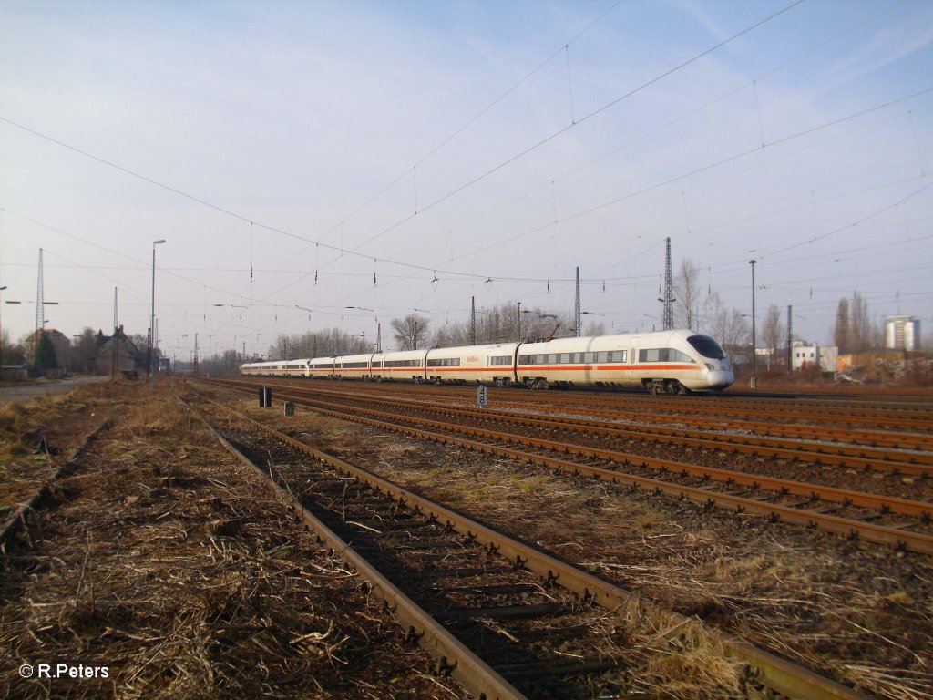 415 003-3  Altenbecken  + 415 020-7  Gotha  ziehen durch Leipzig Sch�nefeld. 12.03.11