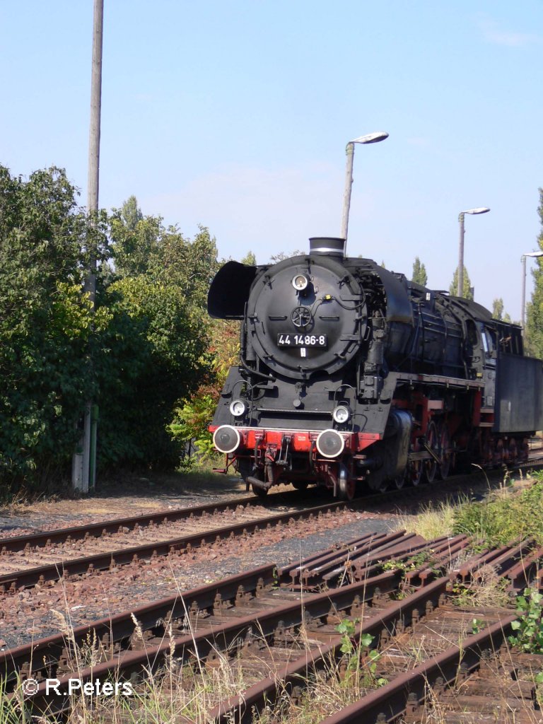 44 1486 bei F�hrerstandsmitfahrten. September 2005