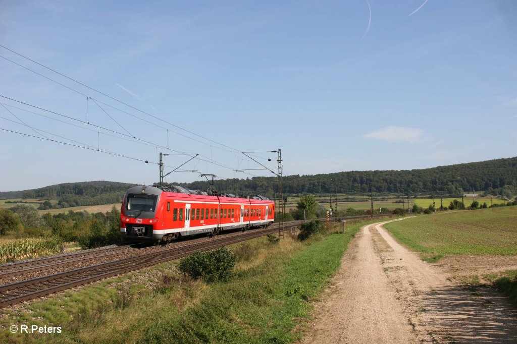 440 305-1 als RB 58122 Treuchtlingen - W�rzburg HBF bei Wettelsheim. 16.09.11