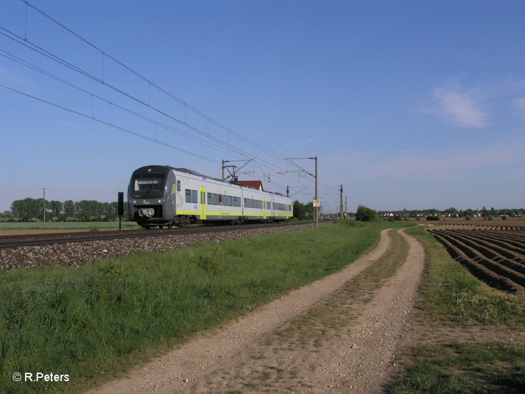 440 412 als AG84332 Landshut - Ingolstadt bei K�fering. 07.05.11