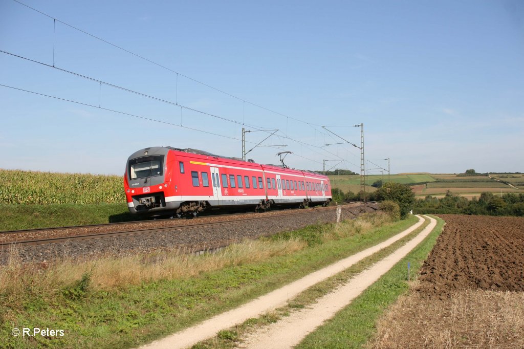 440 819-1 als RB 58109 W�rzburg HBF - Treuchtlingen bei Einfahrt in Treuchtlingen. 16.09.11