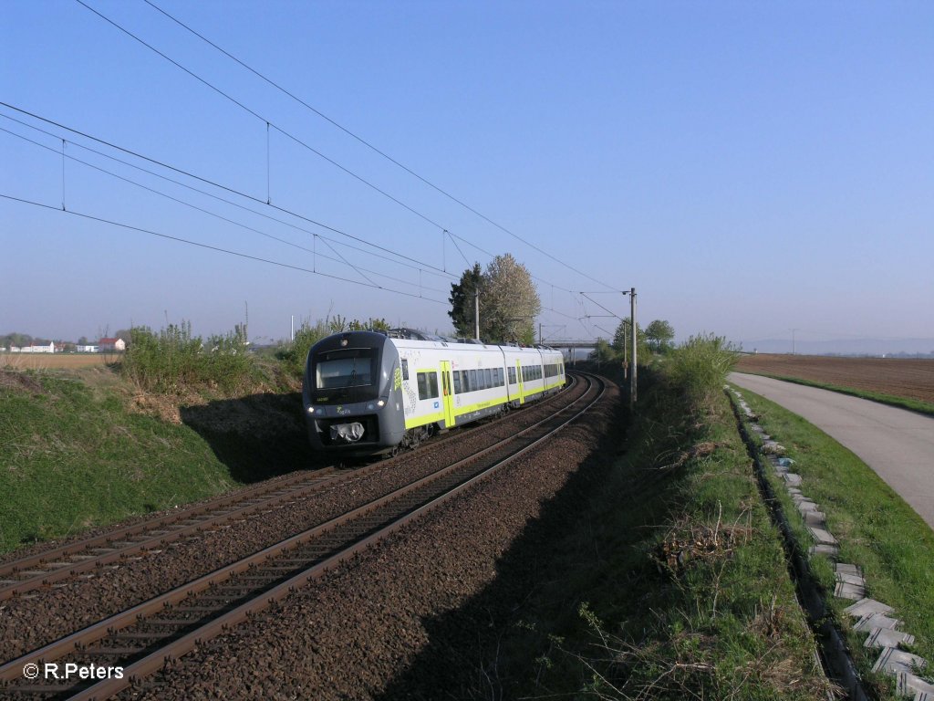 440 901 als AG84307 Ingolstadt – Eggm�hl bei Alteglofsheim. 21.04.11

