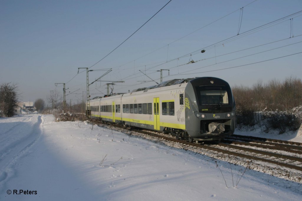 440 906 als AG84319 nach Eggm�hl bei Obertraubling. 30.12.10