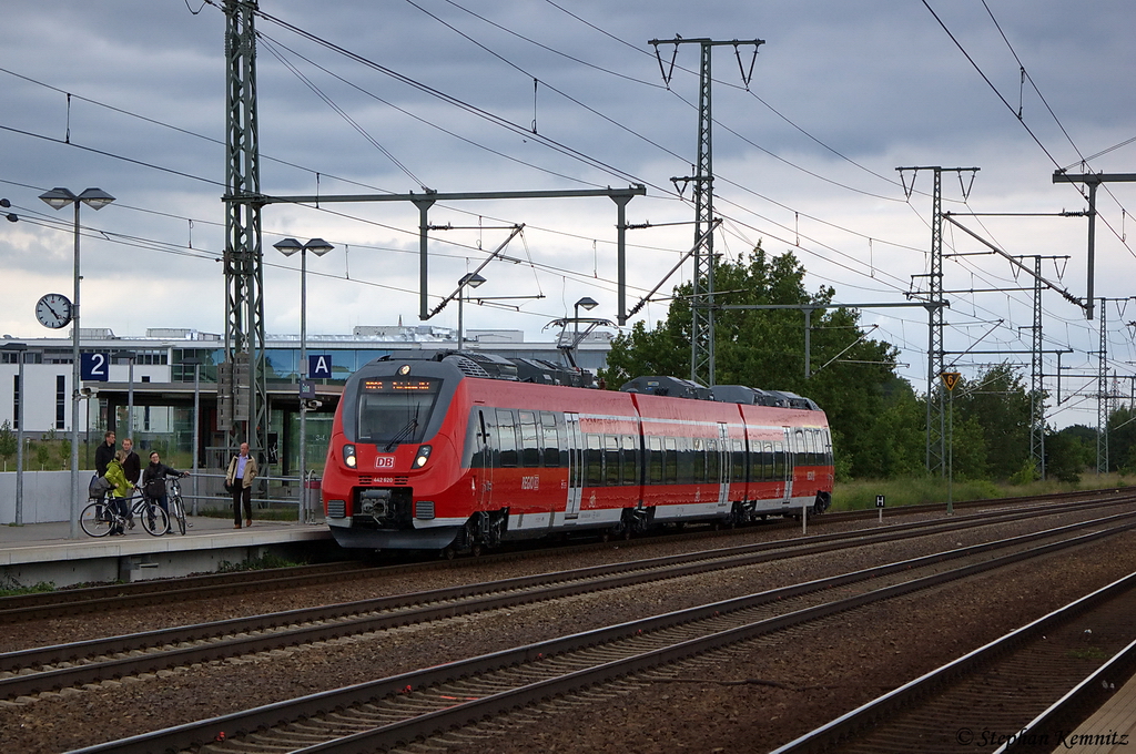 442 120/620 als RB20 (RB 28711) von Oranienburg nach Potsdam Hbf in Golm. 05.06.2012 