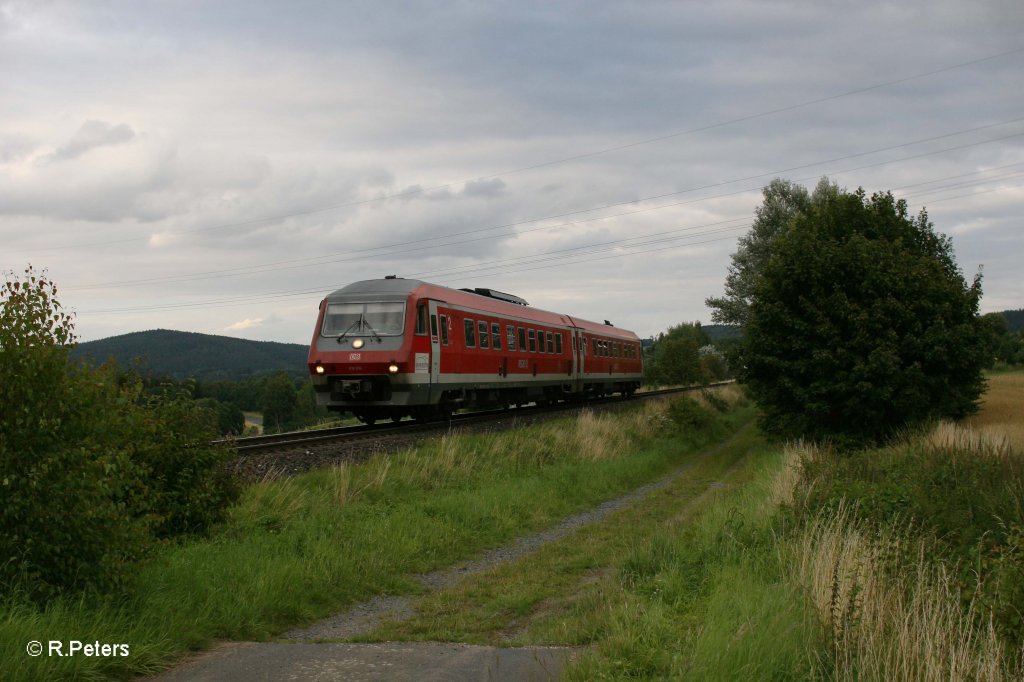 610 016-8 als RE 5282 Chep – N�rnberg beu Seu�en. 22.07.11