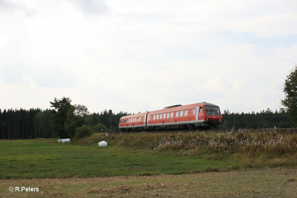 610 517 als RE 5291 N�rnberg - Chep bei Waldershof. 11.09.12