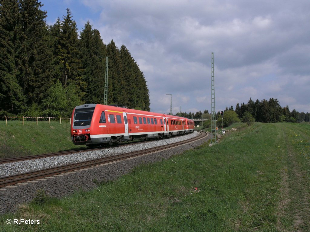 612 020 als IRE N�rnberg bei F�hring. 05.05.11
