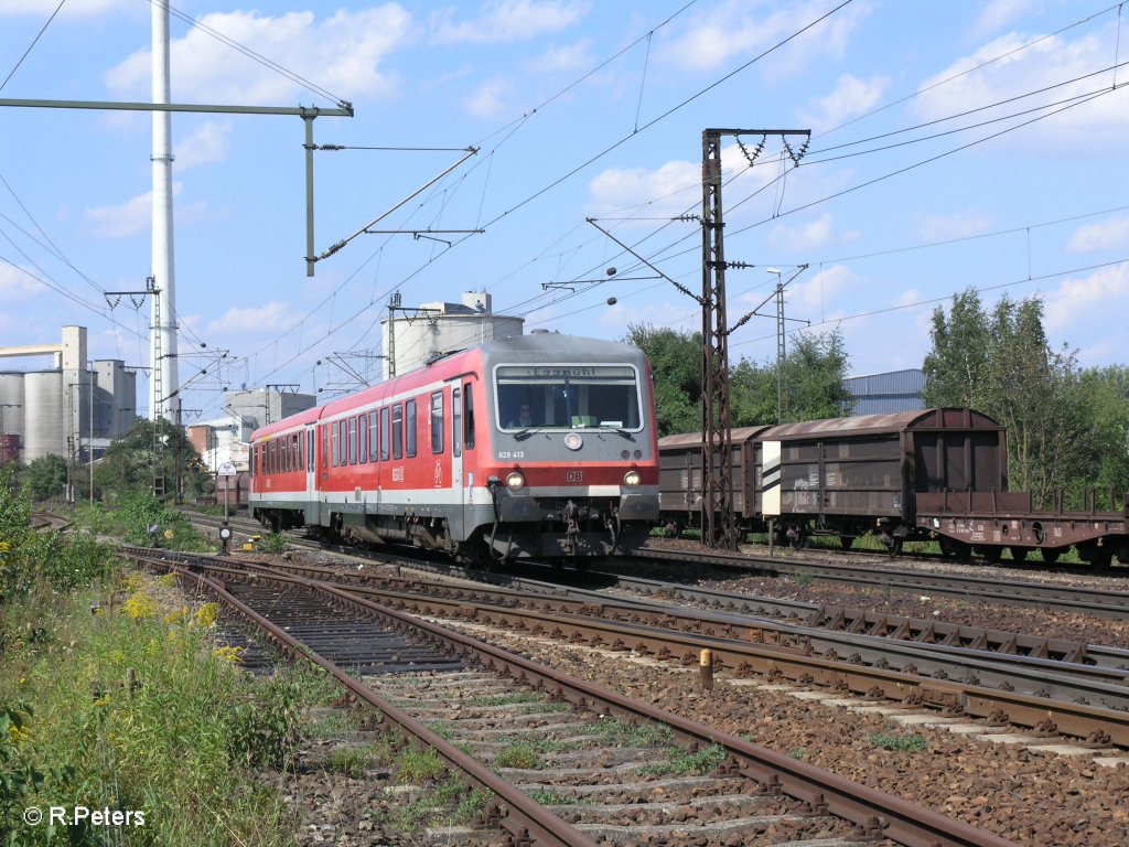 628 413-4 verl�sst Regensburg als RB 32521 Eggm�hl. 27.08.09

