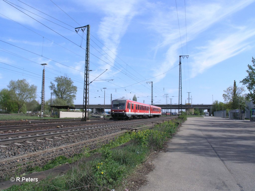 628 430 f�hrt in Regensburg ein. 29.04.10