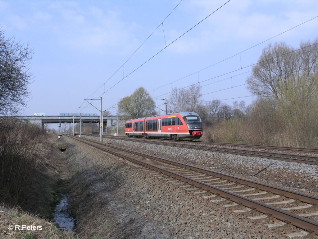 642 044-2 Nachschuss bei Borsdorf. 30.03.11