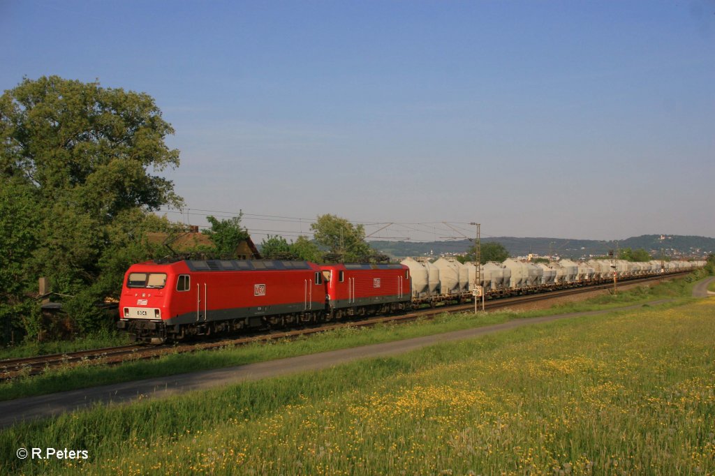 804 udn 605 mit leern Zementzug bei P�lling. 13.05.11