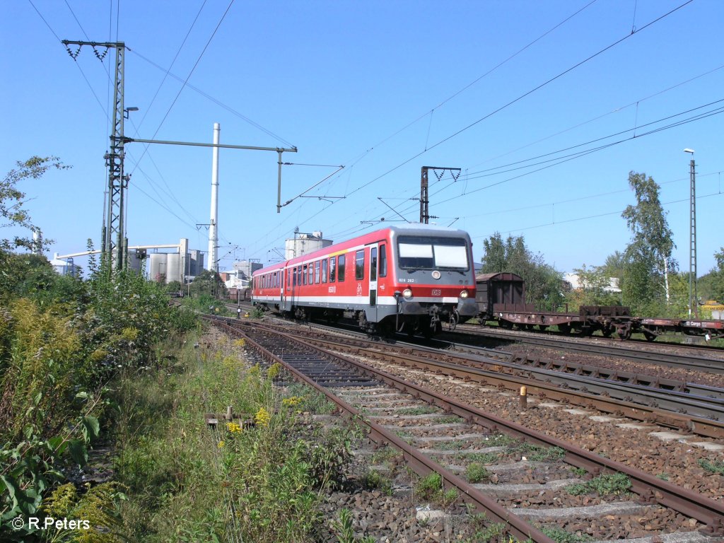 928 262 verl�sst Regensburg als RB 32521 Eggm�hl. 09.09.09
