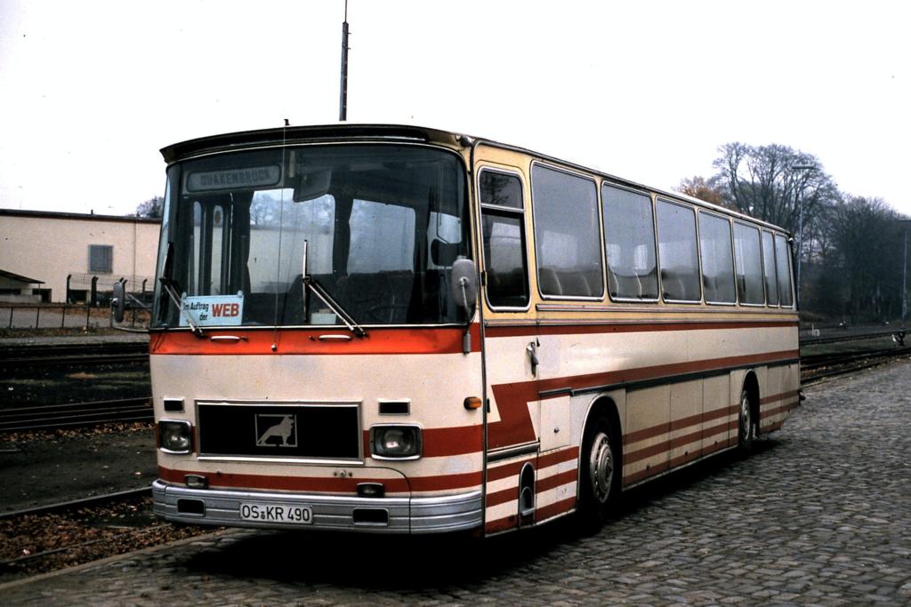 Am 16.11.1988 fotografierte ich diesen B�ssing Reisebus in 
L�ningen. 