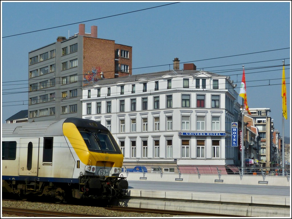 Ankunft eines ICa in Lige Guillemins. 23.03.2012 (Jeanny)