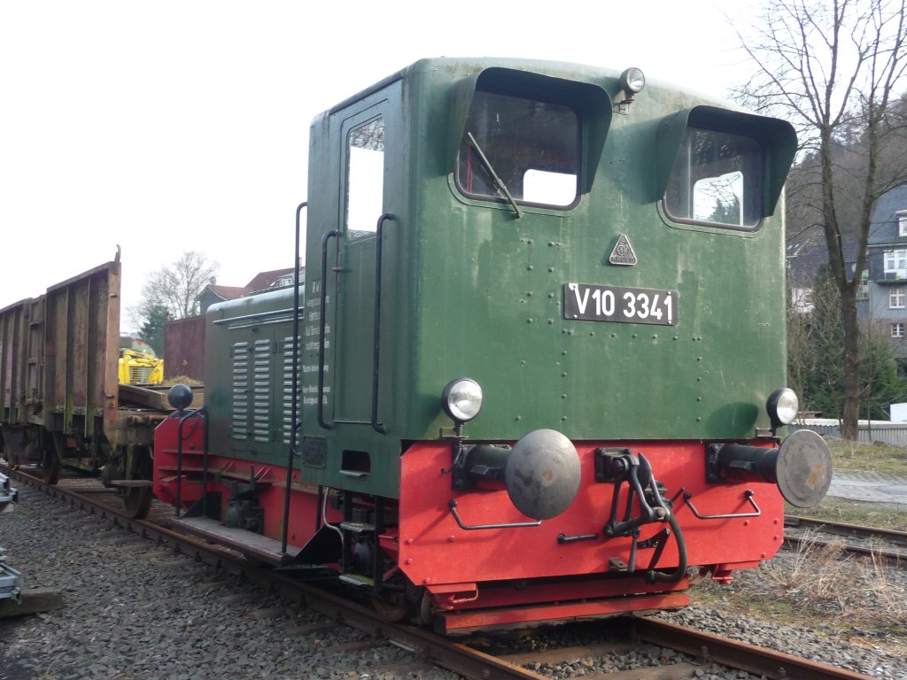 Auch diese Krupp-Kleinlok mit der Nummer V10 3341 gehrt dem Verein.