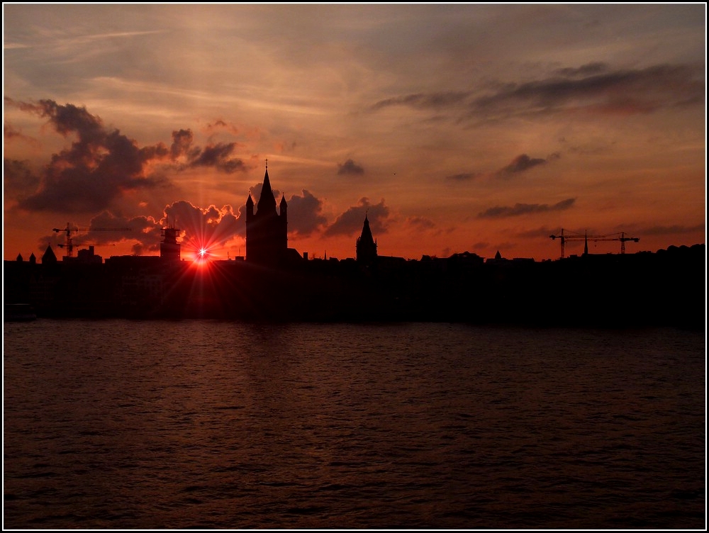 Ein sch�ner Tag in K�ln geht zu Ende. 20.11.2010 (Jeanny)