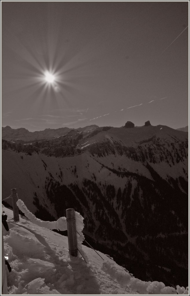 Ein sonniger Wintertag in den Waadtl�nder Bergen.
(12.01.2012)