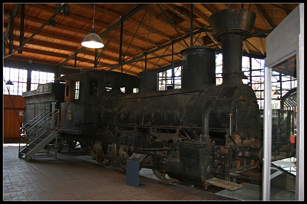 GKB 680 der �sterreichischen S�dbahn aus dem Jahr 1860 (Deutsches Technikmuseum Berlin 18.04.2010)