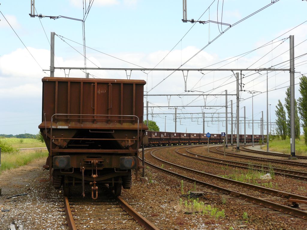 Gterwagen Falls Hafen Antwerpen 22-06-2012.    Goederenwagens Falls Antwerpsebaan Stabroek haven Antwerpen 22-06-2012.