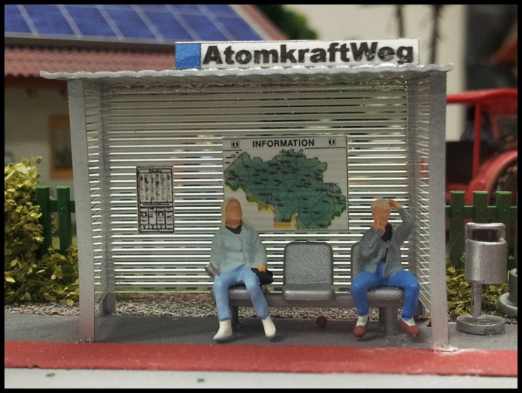 Haltestelle im MiVuLa Hamburg.

