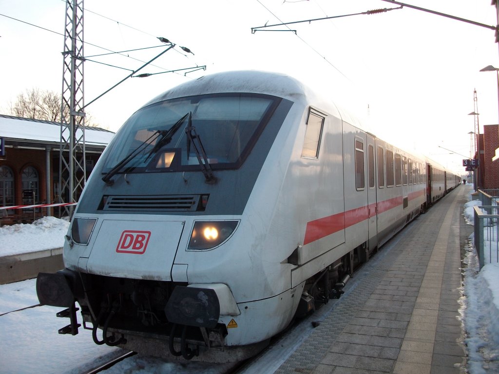 IC-Steuerwagen vom IC 2212 am 05.Januar 2011 in Bergen/R�gen.