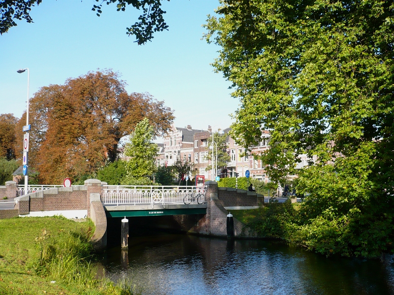 Jan van Houtbrug Zoeterwoudse Singel Lammenschansweg, Leiden 03-10-2010.