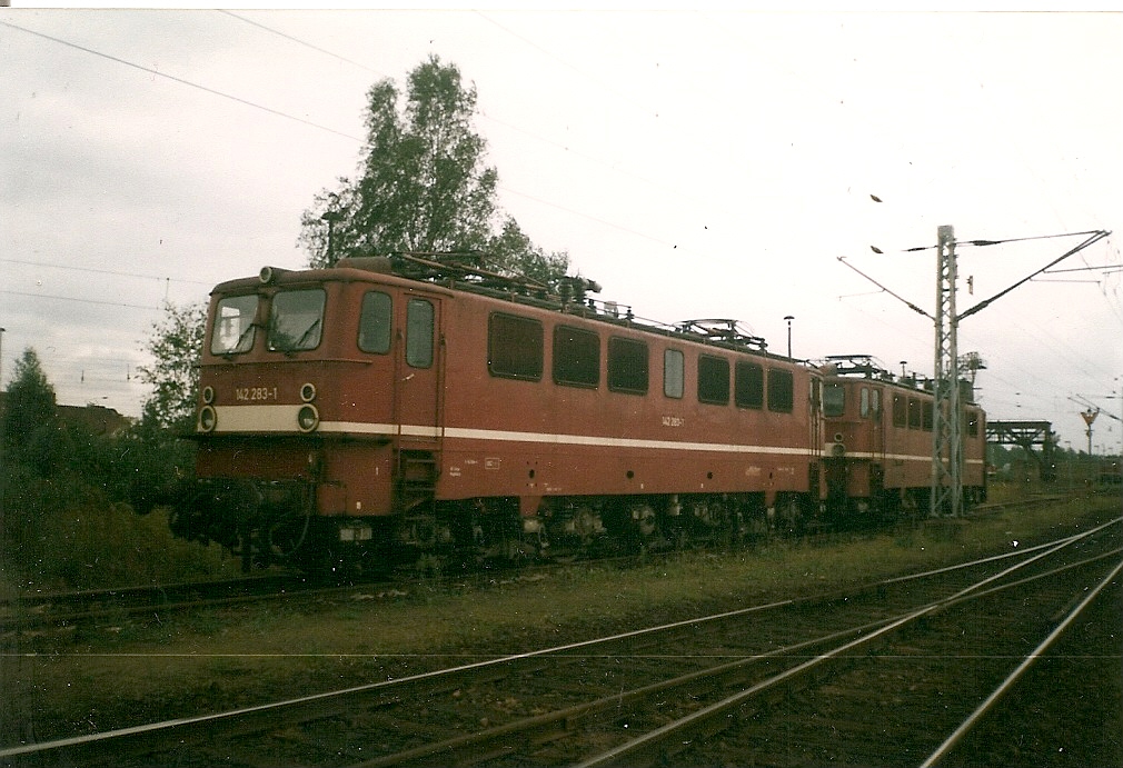 L�ngst verschwunden im Bh Seddin sind die Holzroller.142 283 abgestellt in Bh Seddin.