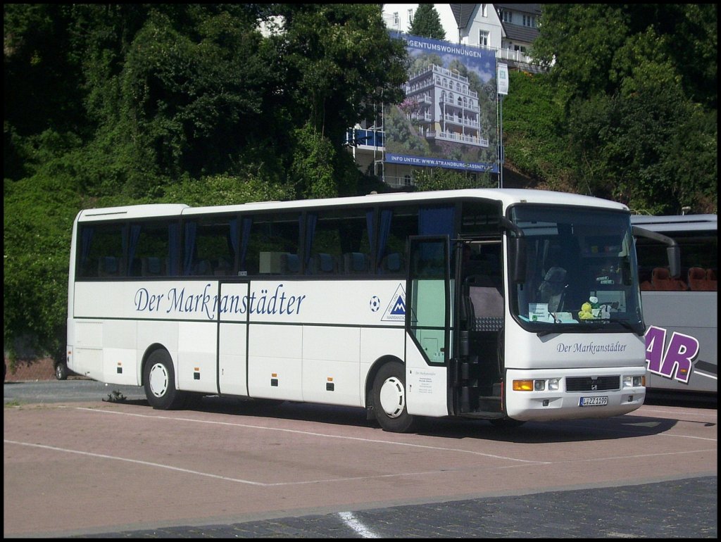 MAN Lion's Star von Der Markranst�dter aus Deutschland im Stadthafen Sassnitz.