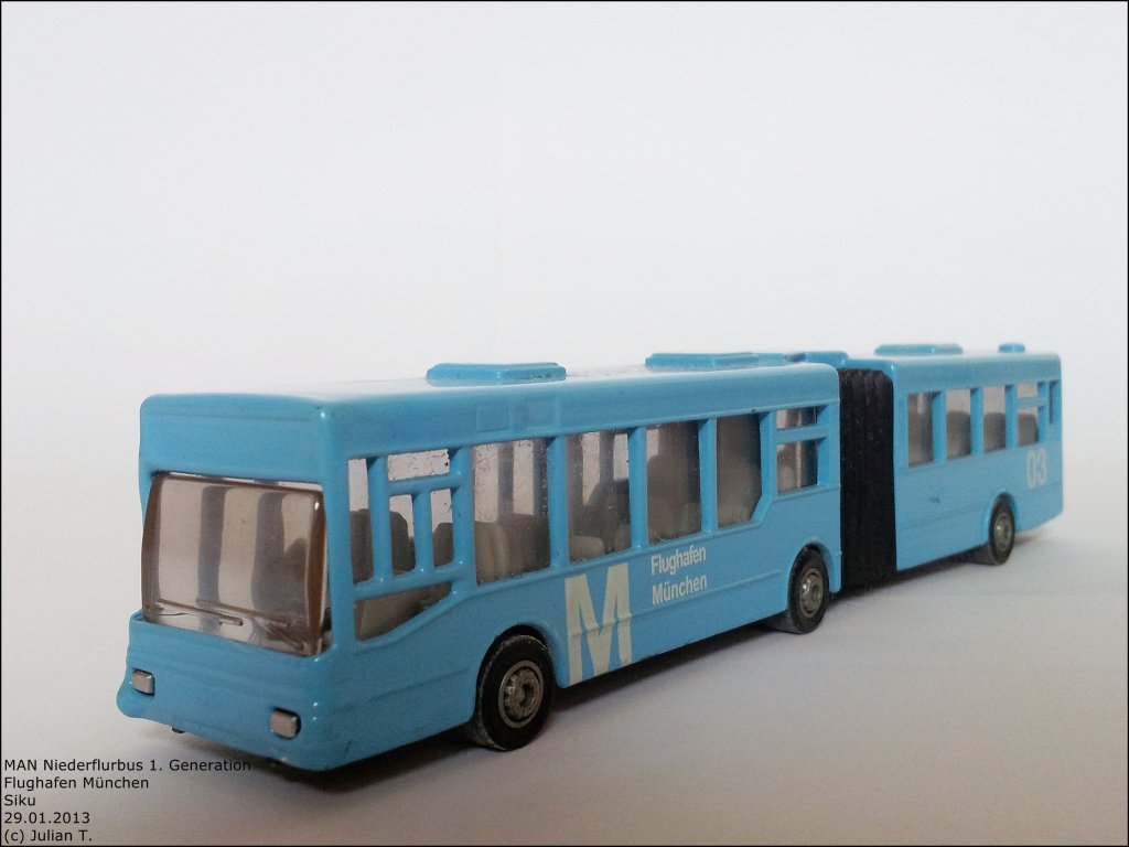 MAN Niederflurbus 1.Genration, Siku, 2013.01.29 

